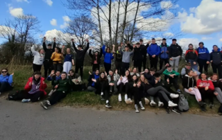 Students from Tullamore College on their Adventure Journey.