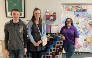 Johnathon Hartnett, Grace Hartnett and Jennifer Green from Foróige Apache Youth Club