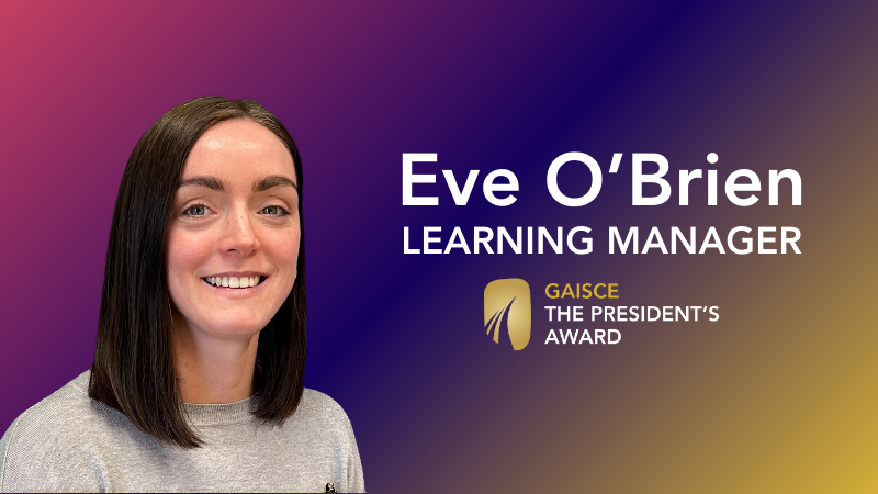 Eve O'Brien appointed Gaisce's Learning Manager!
