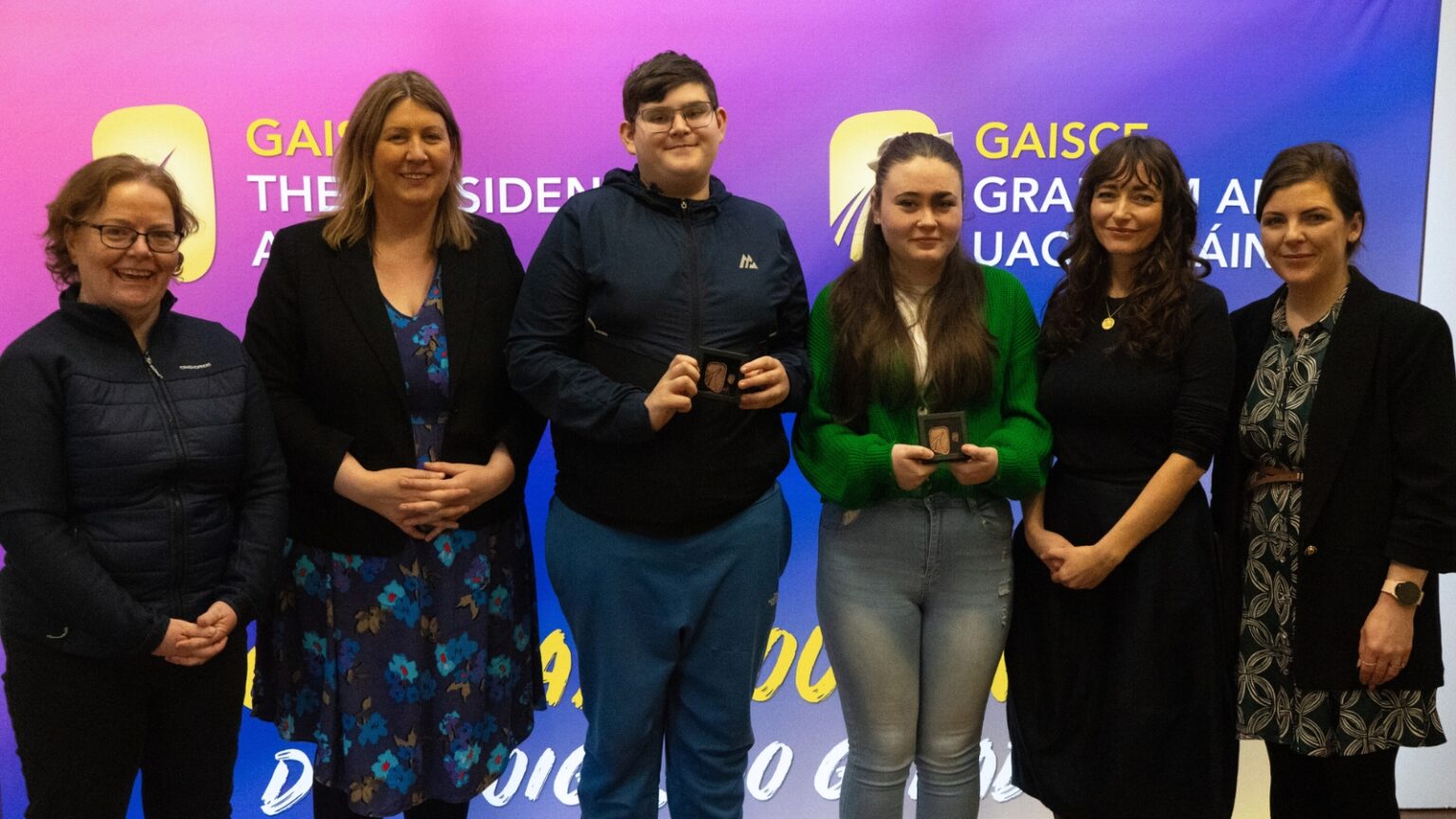 Two Gaisce Awardees from CBS James's Street Receive Their Bronze Awards