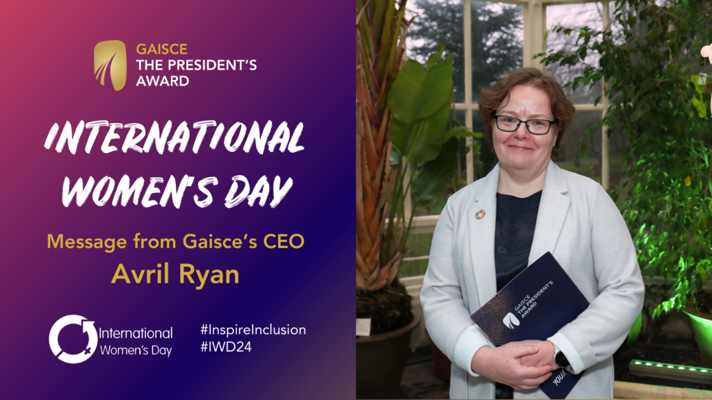 International Women's Day 2024 - Message from Avril Ryan