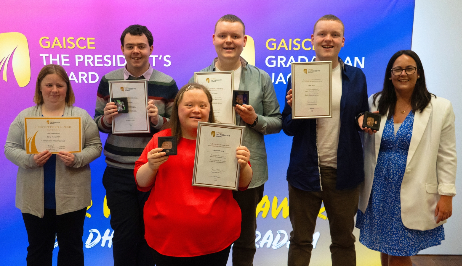 Four Gaisce Awardees from Prosper Meath Receive Their Bronze Awards