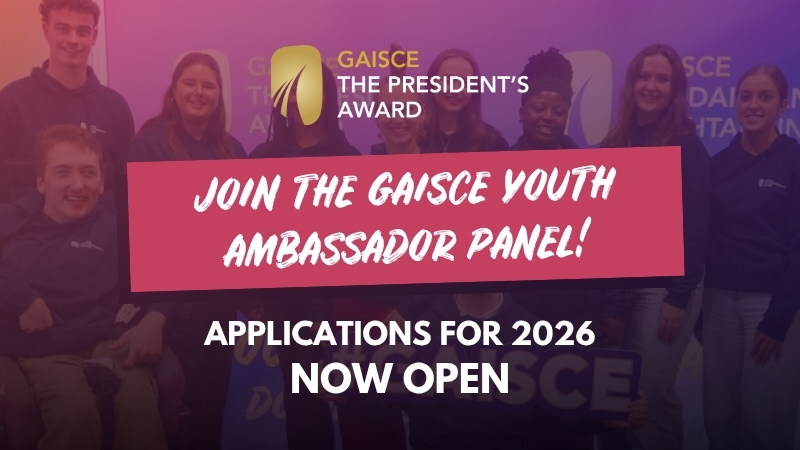 Join The Gaisce Youth Ambassador Panel 2026!